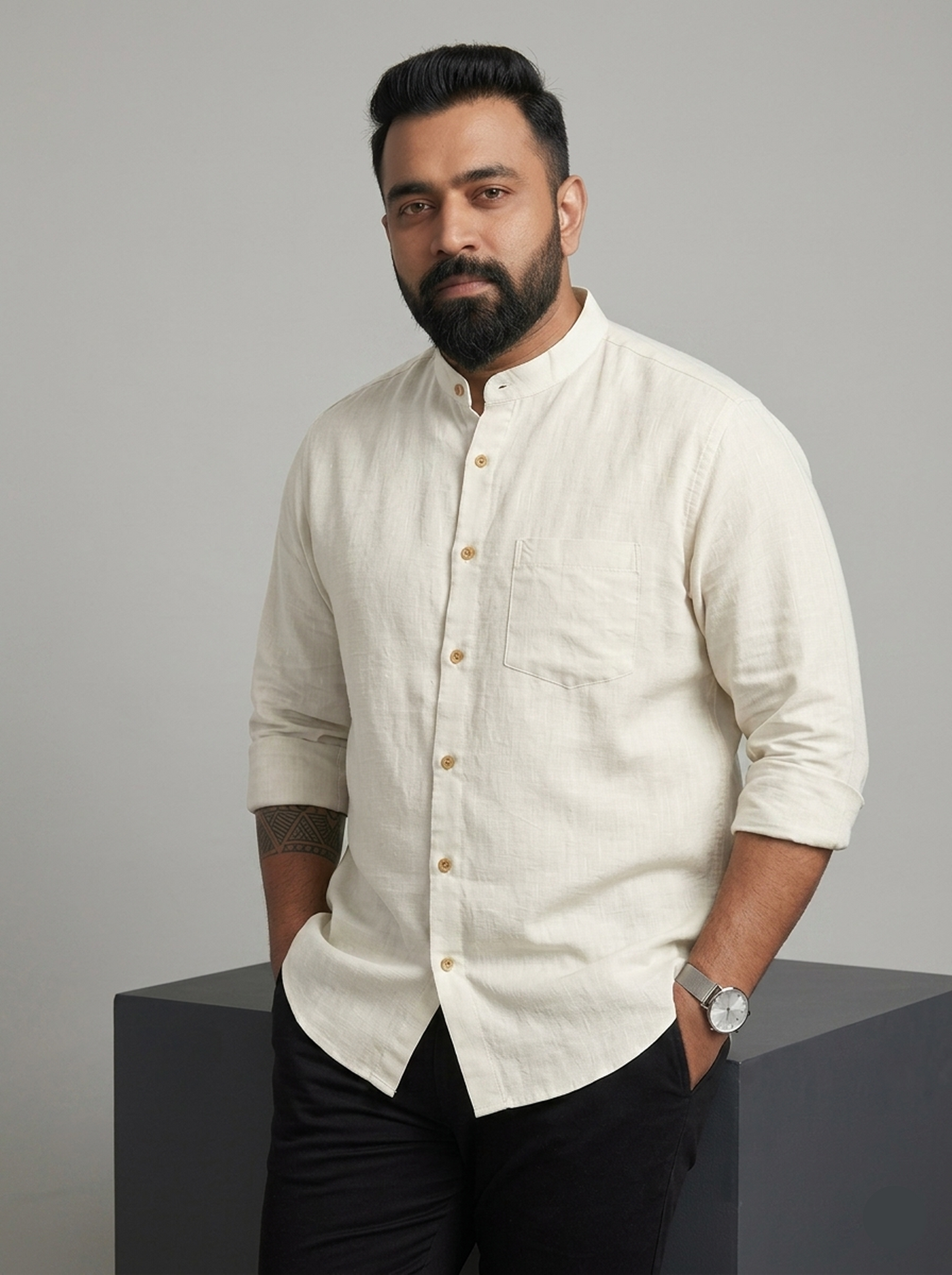 Coral Verona — Linen Shirt