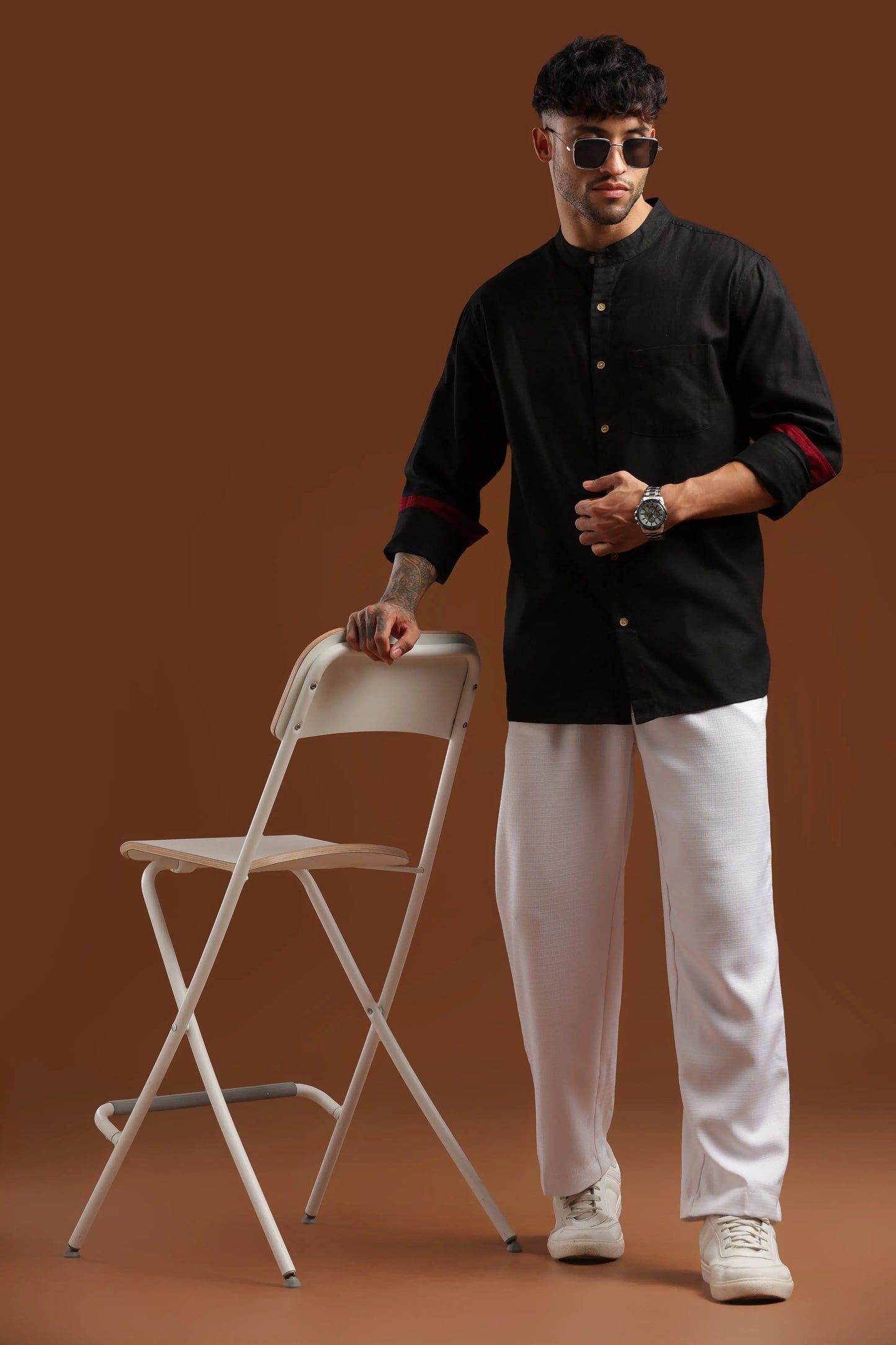Black Garnet — Linen Shirt HouseofSuave