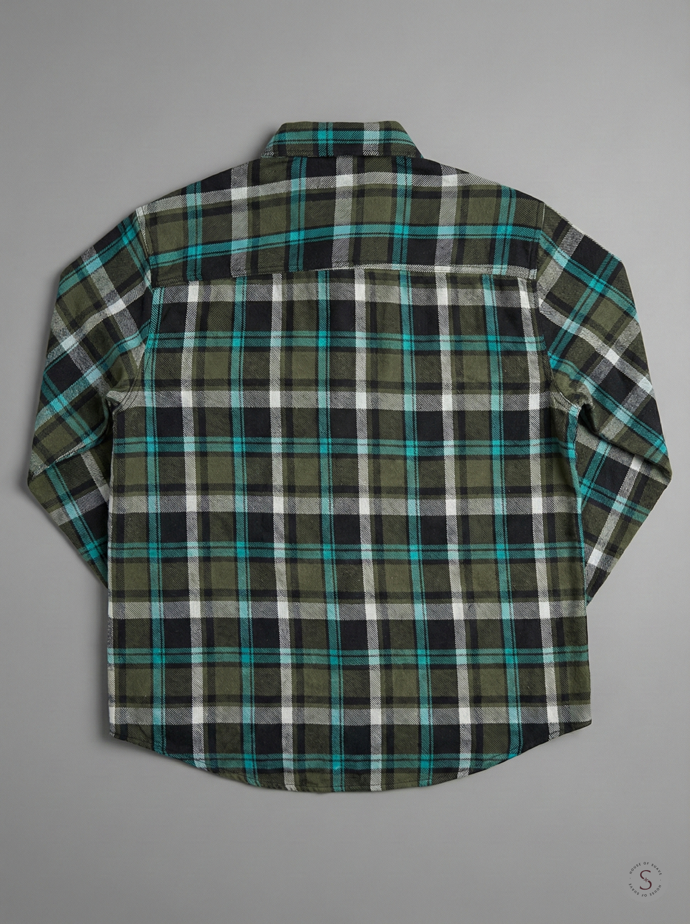 Alpine Teal Expedition Flannel Overshirt 