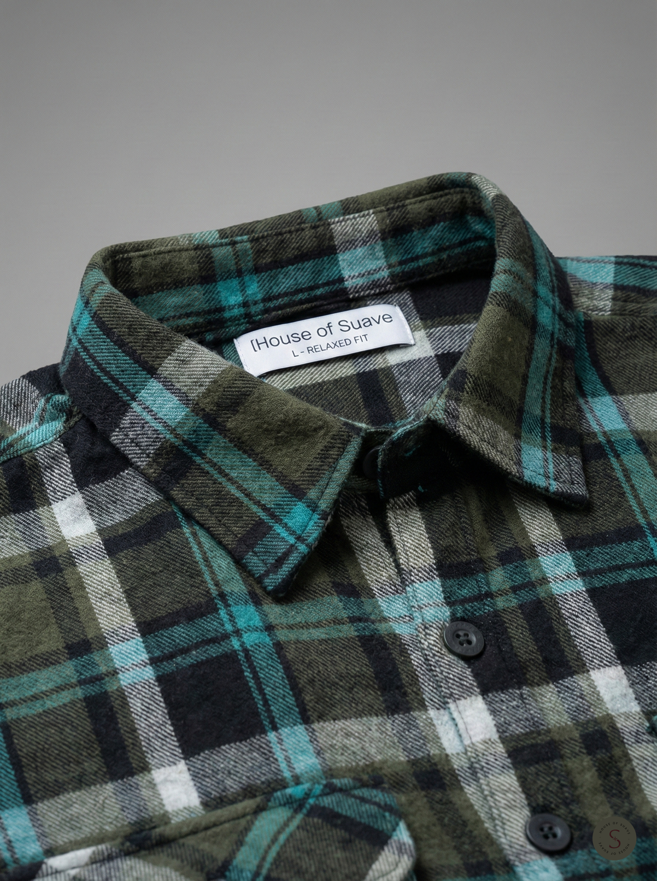 Alpine Teal Expedition Flannel Overshirt 
