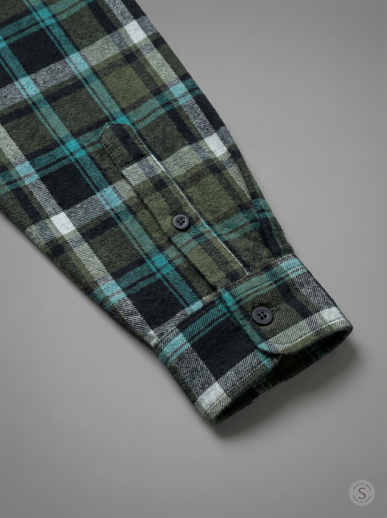 Alpine Teal Expedition Flannel Overshirt 