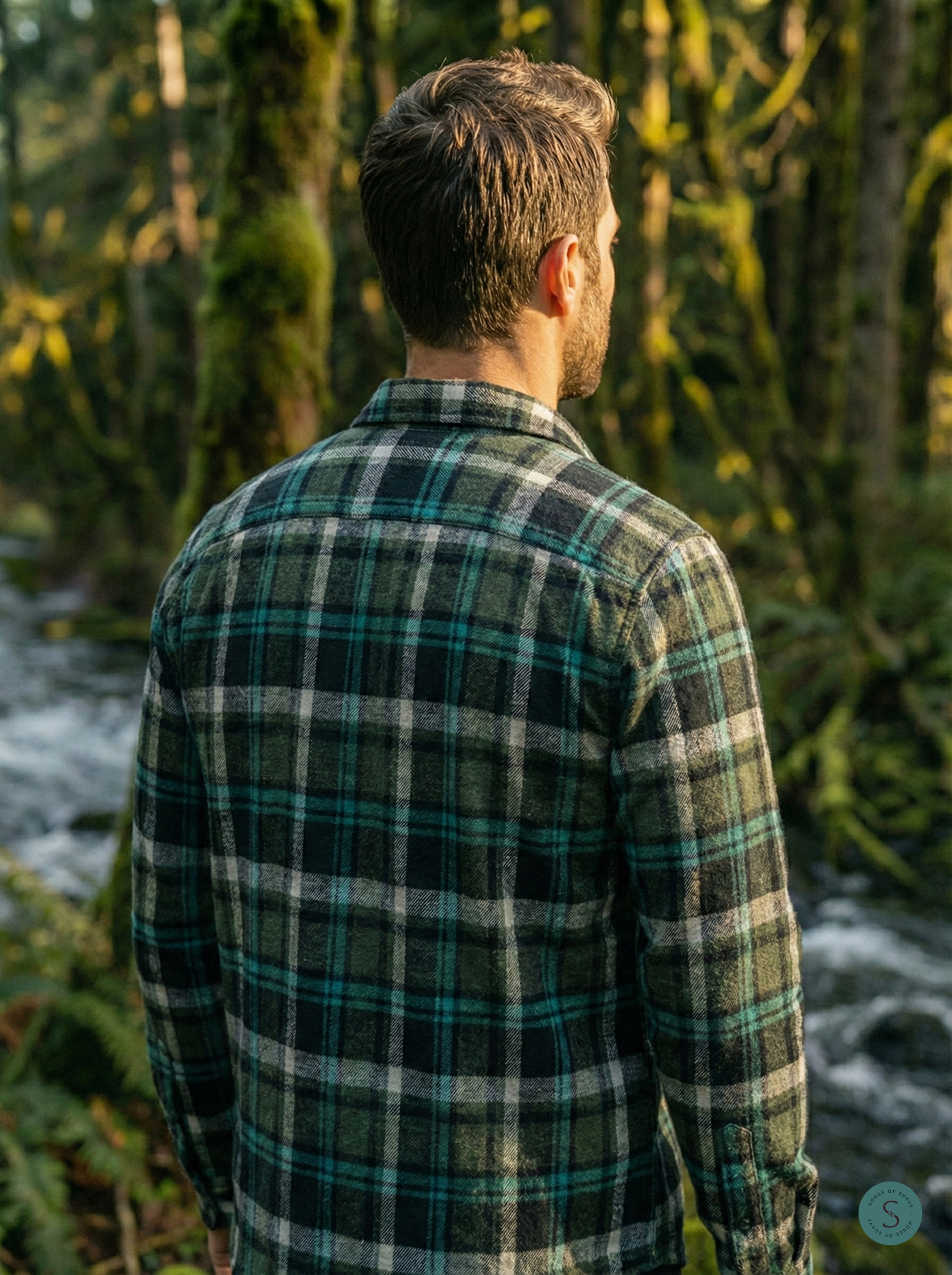 Alpine Teal Expedition Flannel Overshirt 