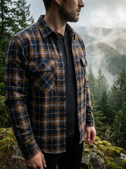 Sequoia Ironwood Flannel Overshirt 