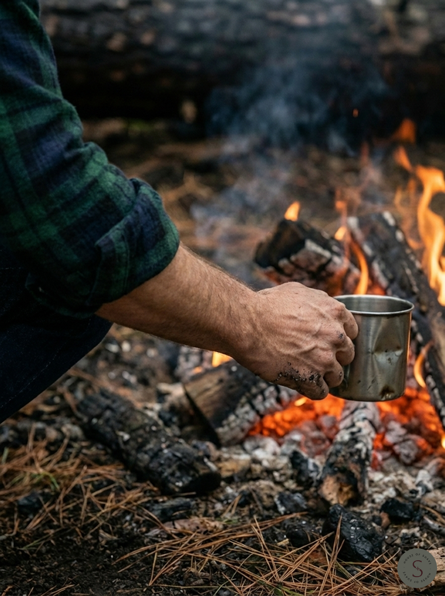 Deep Forest Tartan Flannel Overshirt 