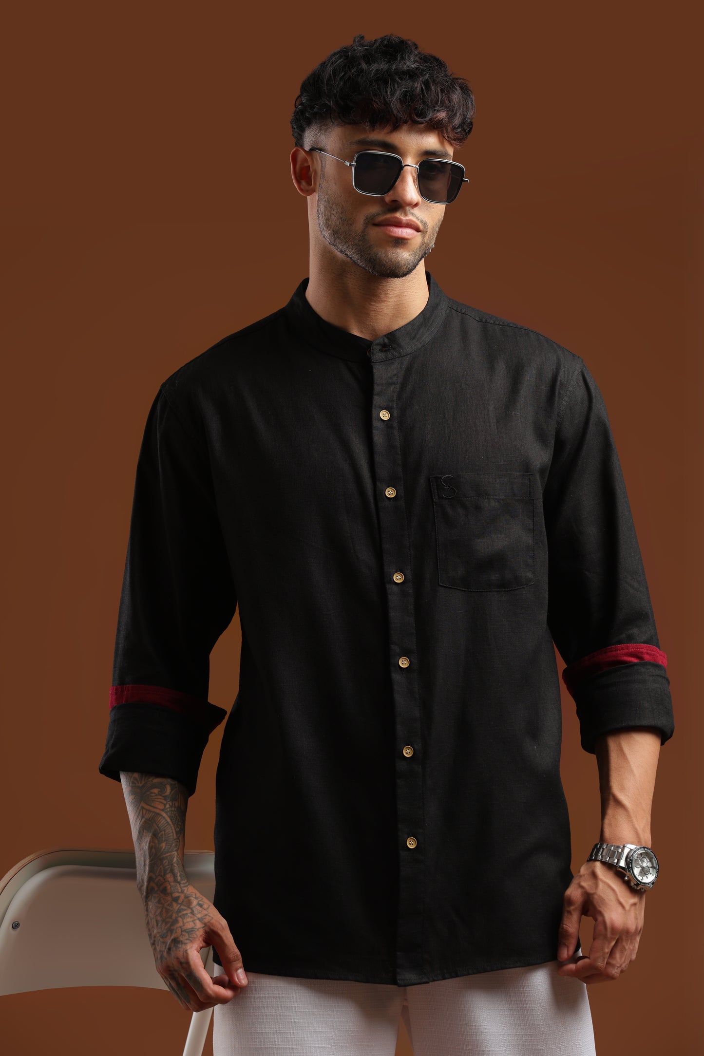BLACK GARNET — Linen Shirt HouseofSuave