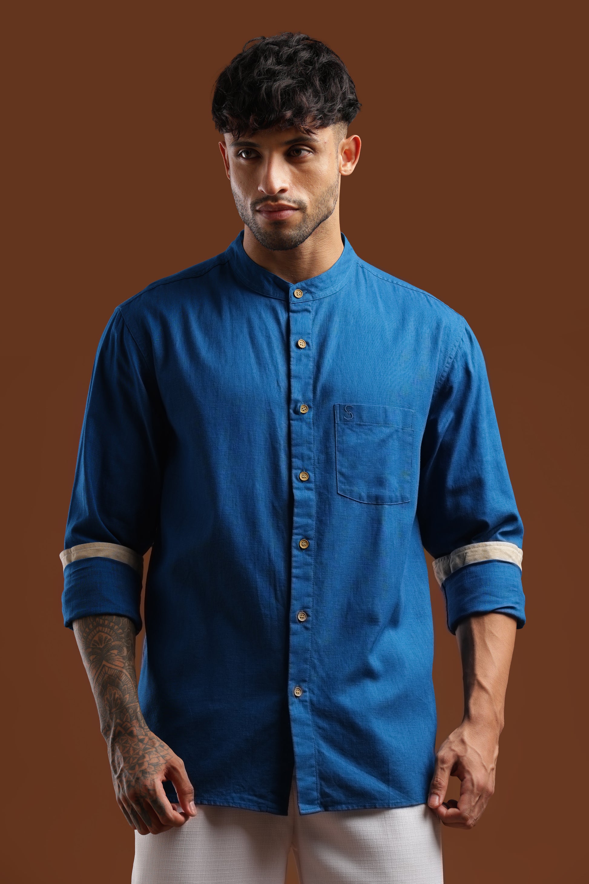 HARBOUR BLUE — Linen Shirt HouseofSuave
