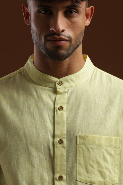 DAYBREAK LIME — Linen Shirt HouseofSuave