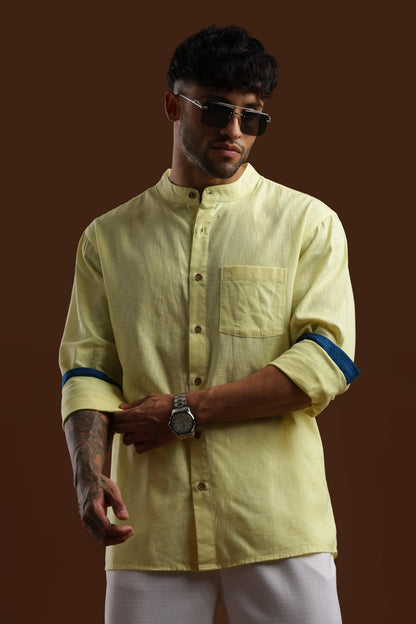 Pistachio Mist - Linen Shirt HouseOfSuave