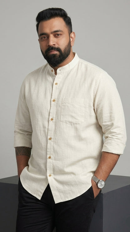 Milan Mocha - Linen Shirt