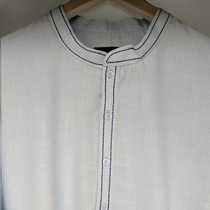 Sky Blue Premium Cotton Ethnic Kurta_Polo_Tshirts_Pant_Gym_Kurtas_Co-ords_Shorts_Joggers - Sizes from 12XL_11XL_10XL_9XL_8XL_7XL_6XL_5XL_4XL_3XL_2XL_XL.
