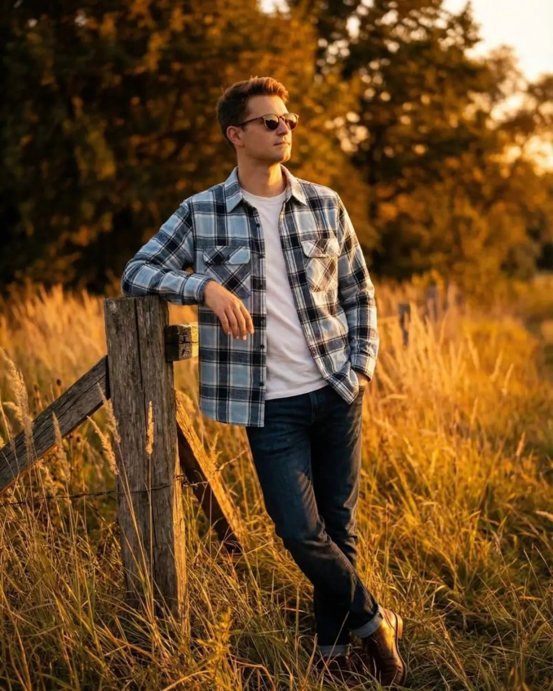 Winter Sky Flannel Overshirt 